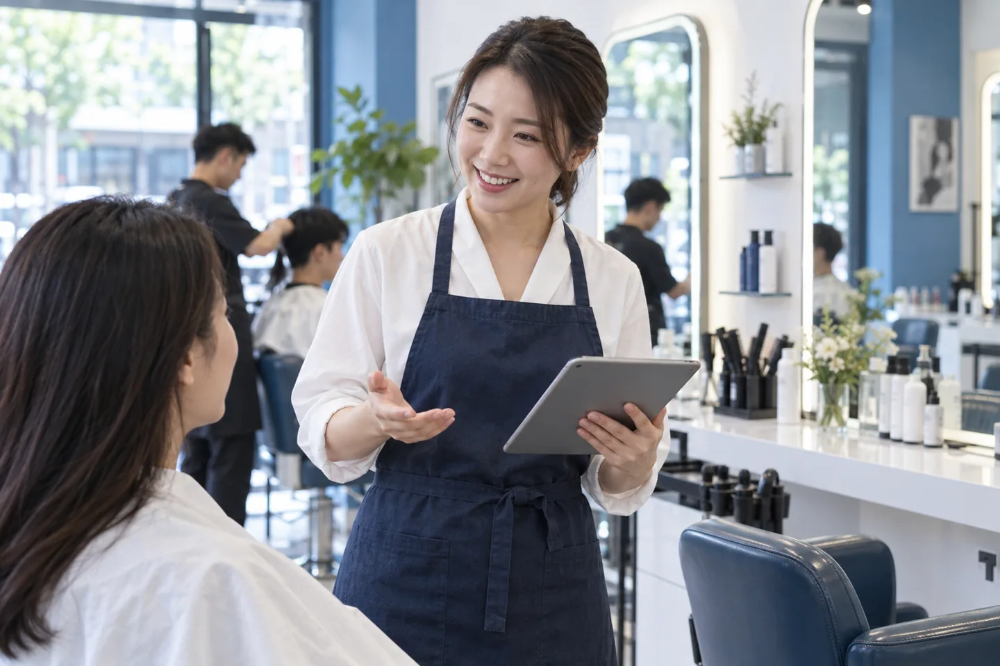 美发门店:开通与套餐准备示例场景示意
